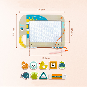 モンテッソーリロードトリップアクティビティ磁気Diy製図板おもちゃ - Product Image 4