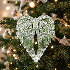Christmas Ornaments <strong>Decorations</strong> Set Glass <strong>Snowflake</strong> Multi Size Clear Hanging Tree <strong>Decorations</strong> Pendant Xmas Home Decor - Product Image 4