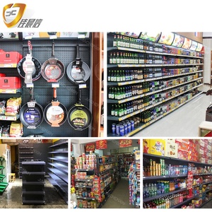 Gondola Shelf Business for Electronics Heavy Duty Cold Rolled Steel Eco-Friendly Display Racks Adjustable <strong>Mini</strong> <strong>Supermarket</strong> - Product Image 6