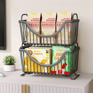 Cesto di frutta vegetale Organizer cesto di metallo di articoli vari per la casa - Product Image 2