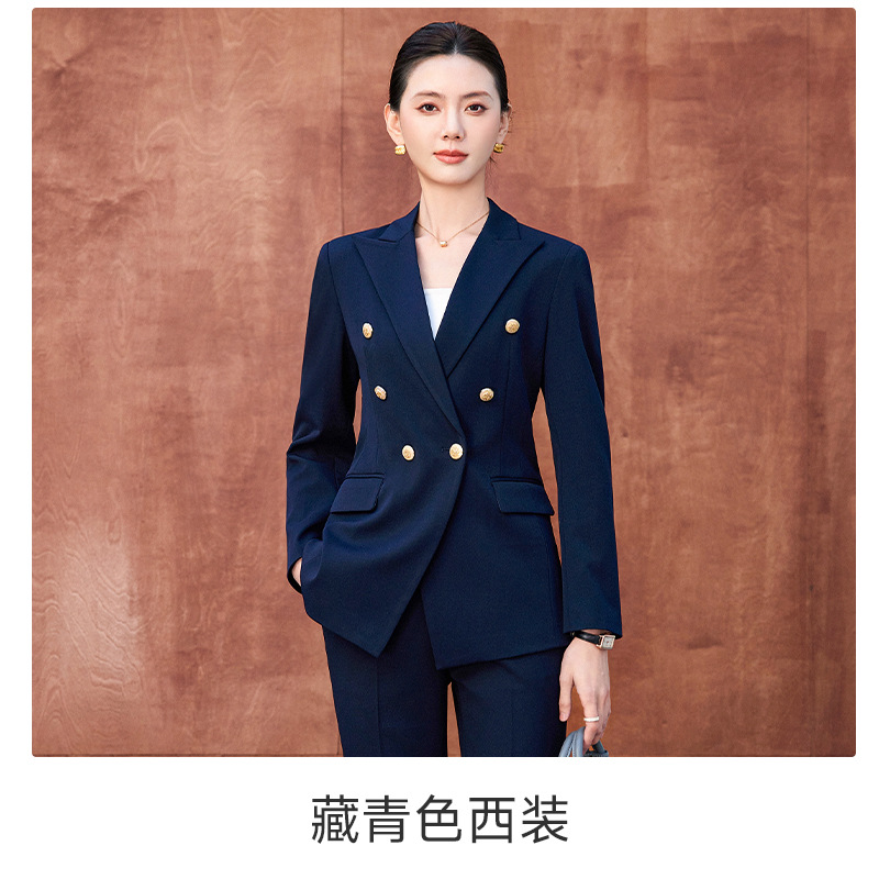 Navy blue suit