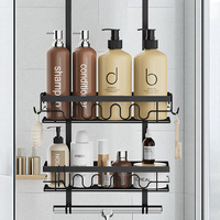 Étagère murale pliante instantanée pour salle de bain, meuble sous-évier, panier de rangement mural pour vêtements en acier inoxydable