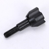 Lot de 3 flèches de chasse en acier inoxydable 100 grains avec pointes de chasse Disintegrator pour arc à poulies, noires, pour l'extérieur