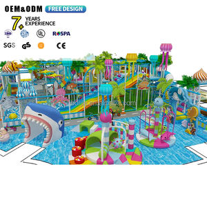 สนามเด็กเล่นในร่มขนาดใหญ่ปลอดภัยและทนทานอุปกรณ์เล่นเกมในร่มที่ผ่านการรับรอง CE - Product Image 1