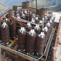 Capacité 5TPH Goulotte en spirale par gravité pour la valorisation de l'or