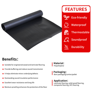 Modern Design Floor <strong>Underlay</strong> IXPE <strong>Foam</strong> <strong>Waterproof</strong> Film Sound Acoustic Flooring <strong>Carpet</strong> <strong>Underlay</strong> for Under SPC Flooring - Product Image 4