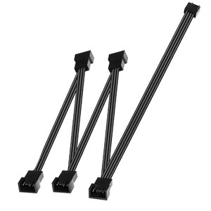 Angitu 24AWG Computer-Motherboard CPU-Kühlungsadapter 4-Pin 1x2x3x4x5x6xLüfter Splitter Verlängerungskabel - Product Image 5