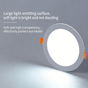 Moderne Lampade LED da Incasso in Plastica e Alluminio con Grado di Protezione IP20 e Interruttore Touch On/Off per Casa e Ufficio - Product Image 2