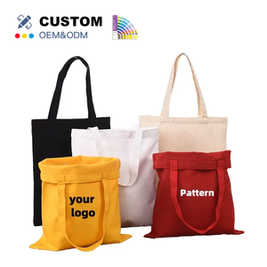 <span class=keywords><strong>Sac</strong></span> fourre-tout en <span class=keywords><strong>coton</strong></span> recyclable de taille moyenne personnalisé OEM ODM <span class=keywords><strong>sac</strong></span> de voyage réutilisable en toile avec logo à bas quantité minimale de commande - Product Image 1