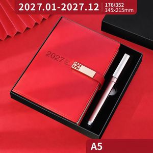 Customized Color Luxury A5 Promotional Planner <b>Notebook</b> <b>Pen</b> Gift <b>Set</b> Personalization UV Printing Gift Box Custom Corporate - Product Image 4