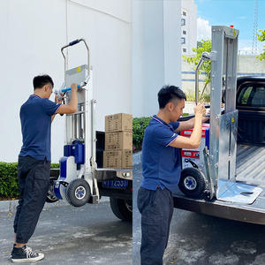 Mesin Forklift Mini Pengangkat Pallet Otomatis, Pengangkat Tangga Gunting Elektrik, Troli Pengangkat - Product Image 5