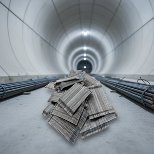 VANSE Fibres micro-acier en vrac à haute résistance à la traction pour le béton et les constructions en béton - Product Image 1