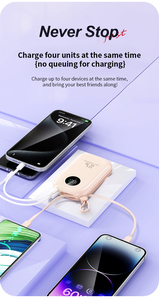 Logo personnalisé 10000mAh Banques haute puissance Charge rapide 22.5W PD Chargeur Portable de poche Numérique Smart LED Fonction magnétique <span class=keywords><strong>Location</strong></span> - Product Image 6