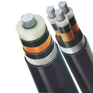 High Voltage XLPE Insulation 3 Core Power Cable