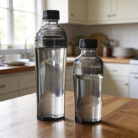 Bouteille d'eau Longstar 500 ml en PC avec infuseur à thé, anti-fuite, sans BPA, résistante à l'eau bouillante, pour boire directement, réutilisable pour les voyages et la salle de sport