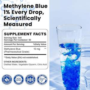 Gouttes buvables de méthylène bleu de qualité supérieure ODM, norme USP, pour expériences scientifiques et soins aquatiques - Product Image 2