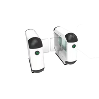 Portillon pivotant en acier inoxydable 304, contrôle d'accès intelligent par empreinte digitale, barrière piétonne pour entrée scolaire