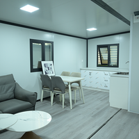 Maison mobile pliable de 20 pieds ou 40 pieds, multi-chambres, préfabriquée, transportable, extensible, en conteneur