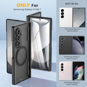 Magnetic 2 In 1 Skin Feel Phone Case For Samsung Z Fold6 Z Fold7 Shockproof <b>Folding</b> <b>Screen</b> Protective Shell Cover - Product Image 4