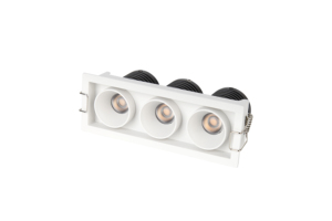 Luminaria Lineal COB Ajustable de 5W, Moderna, Empotrada, LED, Multicabezal, para Oficina, IP40, CRI97, Regulable, con Rejilla - Product Image 5