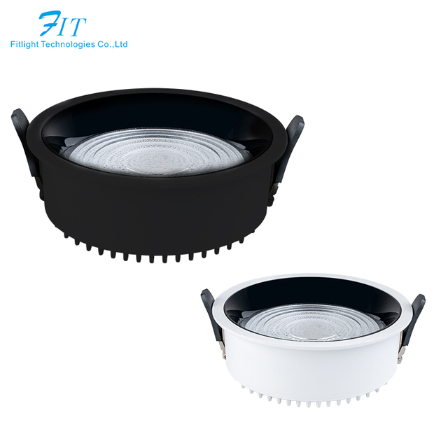 High Brightness 15W 30W Cob LED Downlight Adjustable Anti-Glare Spot Light with Integrated High Lumens 120-160Lm/W Downlight