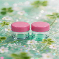 Petits pots en plastique PS vides de 5g 5ml pour crèmes, lotions, onguents, poudres, échantillons de soins de la peau
