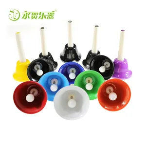 Children Musical Instruments Shaker Toy Percussion Toy Musical Hand Bells Set 8 Tones