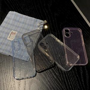 Funda Brillante para <span class=keywords><strong>Teléfono</strong></span> Celular, Funda Móvil Flexible de TPU, Fundas Brillantes para Mujer, para iPhone 17 15 Pro Max 16 14 - Product Image 4