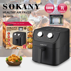 Electrodomésticos <span class=keywords><strong>Freidora</strong></span> de <span class=keywords><strong>Aire</strong></span> Mecánica 1500W 7L Freidoras de <span class=keywords><strong>Aire</strong></span> de Acero Inoxidable Cocina Multifuncional <span class=keywords><strong>Freidora</strong></span> de <span class=keywords><strong>Aire</strong></span> Eléctrica - Product Image 4