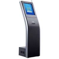 Système de gestion des files d'attente pour banques/hôpitaux OEM, borne de distribution de tickets avec écran tactile et montage au sol