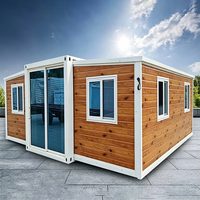 Unidad de Alojamiento Modular Prefabricada de Acero Ligero, Personalizable en Tamaño y Color, Casa Contenedor Expandible para Campamentos Industriales