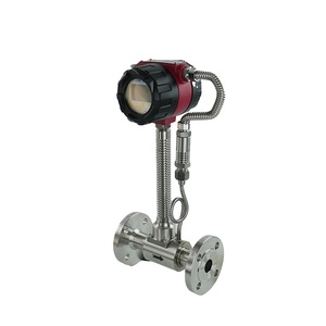 Asmke <span class=keywords><strong>Vortex</strong></span> kỹ thuật số lưu lượng kế thép không gỉ nhiệt độ áp suất bồi thường với giá nhà máy - Product Image 1