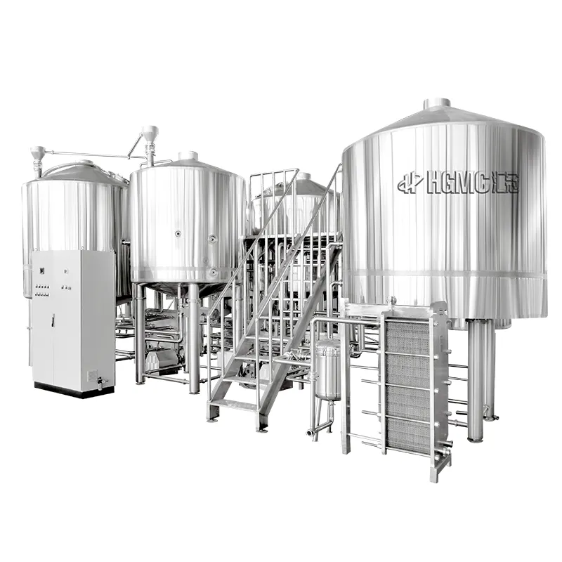 1000L 2000L 3000L 5000L תעשייתי בירה מבשלת מתבשל מערכת ציוד ייצור דגנים טיוטת בירה ביצוע מכונת