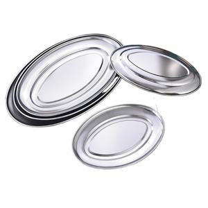 ステンレス鋼金属製フードプレートステンレス鋼製オーバルフィッシュプレート料理卵トレイ食品提供トレイ中国製 - Product Image 6