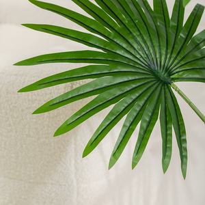 Bonsaï de palmier <span class=keywords><strong>Areca</strong></span> de Californie, plante verte artificielle en plastique, ornement en forme d'éventail sur pied, salon, remise de diplôme, Halloween - Product Image 4