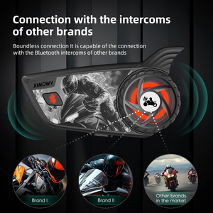 Các mới 2024 xinowy <span class=keywords><strong>S8</strong></span> Walkie-Talkie DSP giảm tiếng ồn công nghệ có thể kết nối với hai thiết bị Bluetooth cùng một lúc thời gian - Product Image 6