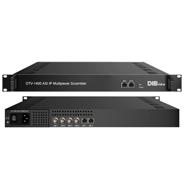 DVB Digital Broadcast Cable TV ASI IP Multiplexer Scrambler