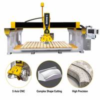 Machine de fraisage et de découpe de pierre à 5 axes Anyth, scie à pont CNC pour les fournisseurs de marbre et de granit