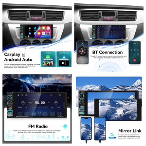Reproductor MP5 para Auto Podofo Universal 1 DIN de 6.9 Pulgadas, Carplay con Cable, Android Auto, Radio para Auto, Control Remoto EQ, Estéreo para Auto, OEM/ODM de Fábrica - Product Image 3