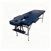 Muebles para salón de belleza y spa, cama portátil de acero inoxidable para pestañas, cama para pestañas, cama de masaje plegable de dos etapas