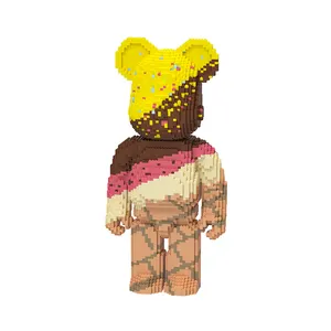 폭력적인 곰 장난감 조각 퍼즐 어린이 퍼즐 장난감 3D 장식 생일 선물 호환 레고 장난감