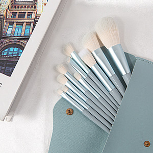 Set di 10 Pennelli Professionali per Trucco con Setole in Fibra Sintetica e Trattamento in Plastica per <span class=keywords><strong>il</strong></span> Viso - Product Image 2