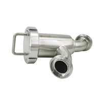 Filtre coudé sanitaire de 2 pouces en acier inoxydable SS304 de qualité alimentaire COMPASS, raccord fileté en Y pour l'eau