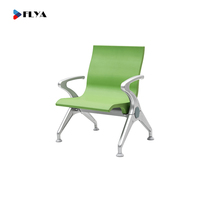 Chaises d'attente modernes à assise souple pour aéroports, gares et salles d'attente – Bancs d'attente en aluminium
