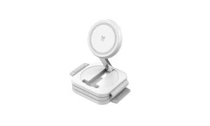 15W QC2.0 PD Fast <b>Charging</b> Station Custom Logo Foldable <b>3</b>-in-1 Magnetic Wireless Charger for Watches for & IPhones - Product Image 6