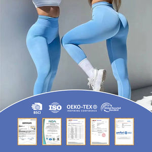 Nouvel arrivage de leggings respirants de fitness pour femmes, évacuation de l'humidité, anti-cellulite, taille haute, scrunch, yoga - Product Image 2