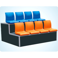 JUYI Fabrication Professionnelle Sièges de Stade En Plastique Chaise de Stade de Football De BLM-1411