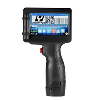 Imprimante à jet d'encre portable Yaomatec 12,7 mm 4,3 pouces avec écran tactile, pour la date d'expiration, les numéros, les logos, les étiquettes, imprimante à jet d'encre portable pour le plastique