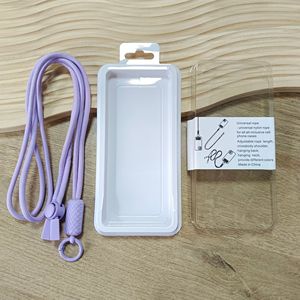สายคล้องโทรศัพท์แบบปรับได้ สายคล้องคอแบบยืดหดได้ สายคล้องโทรศัพท์แบบกล่อง ป้องกันการสูญหาย สายคล้องด้านข้างและด้านหลังที่แข็งแรง - Product Image 2