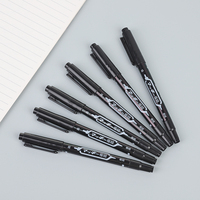 Stylo effaçable à sec à double tête Stylo marqueur permanent imperméable pour l'ombrage et le dessin.